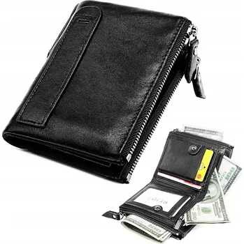 Lovly peněženka z pravé lícové kůže černá - muž