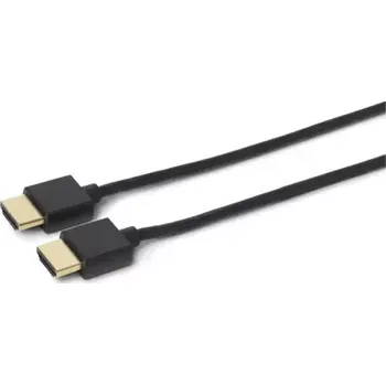 Video kabel MicroConnect Propojovací Ultra slim kabel HDMI 2.0 (M) - HDMI 2.0 (M) 1m černá (HDM19191BSV2.0)