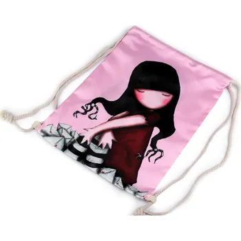 Sportovní batoh Vak na záda 33x43 cm s potiskem Varianta: 14 růžová sv. bordó, Balení: 1 ks