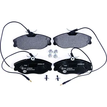 Brzdová destička Sada brzdových destiček, kotoučová brzda HELLA PAGID 8DB 355 018-221