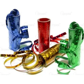 Party dekorace Arpex Serpentýny - spirála holograf multicolor 2ks