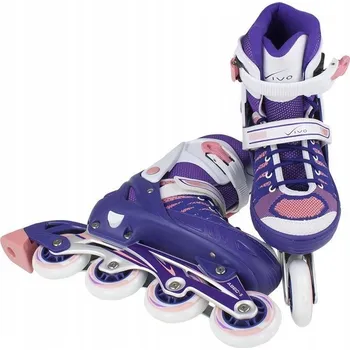 Kolečkové brusle KOLEČKOVÉ BRUSLE NASTAVITELNÉ VIVO PW-153 B ABEC-5 vel.