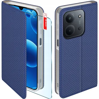 Pouzdro na mobilní telefon Flipové pouzdro KrainaGSM pro Xiaomi, Redmi 15C 5G modré