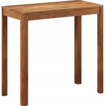 Jídelní stůl Barový stolek, akácie v medové barvě, 110x55x1