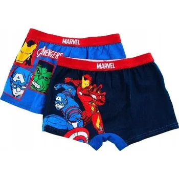 Chlapecké spodní prádlo Boxerky pro chlapce Avengers Hulk sada 2 kusy Marvel spodní prádlo 9/10 140 cm
