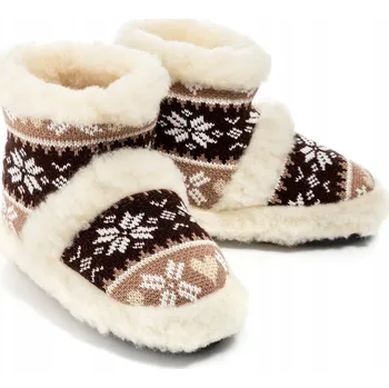 Dámská obuv Bambosze Pánské Horalské Teplé Pantofle Vlněné Pantofle 36-45 PanSzew