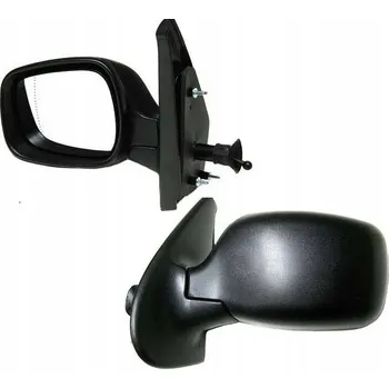 Auto zrcátko LEVÉ ZRCÁTKO RENAULT KANGOO 2001 - 2007 MANUÁLNÍ ČERNÉ