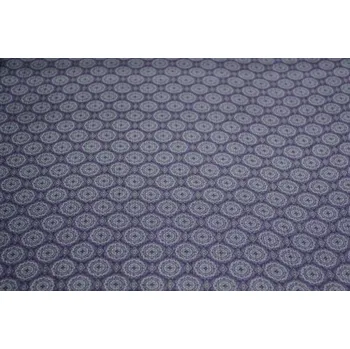 ŠIFONOVÁ HEDVÁBNÁ LÁTKA 100% HEDVÁBÍ FIORI VIOLA 0,5m