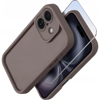 Pouzdro na mobilní telefon Zadní Kryt KrainaGSM pro Apple iPhone 16 Plus hnědý