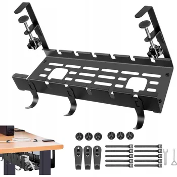 ORGANIZÉR NA KABELY, KRYTKA, NASTAVITELNÁ POLICE NA KABELY POD STŮL