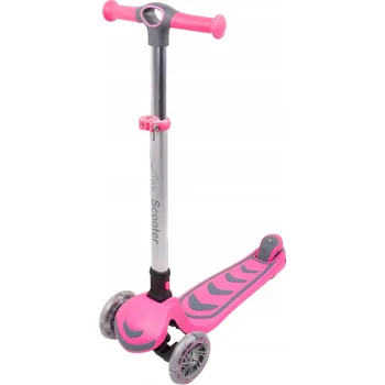 Koloběžka BALANČNÍ TŘÍKOLOVÁ KOLOBĚŽKA PRO DÍVKY VIVO S LED KOLEČKY