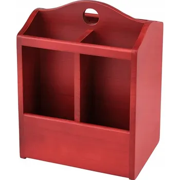 Stojan na nože IKEA HAVSMAL blok na nože, hnědočervená