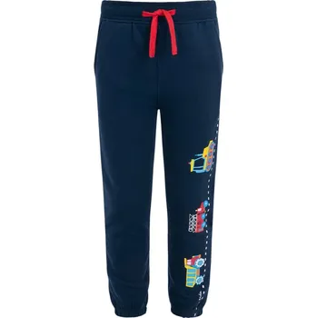 Chlapecké dětské tepláky, bavlna , tmavě modrá, 128 Endo Vehicles