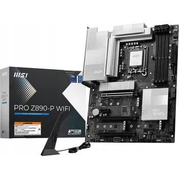 Základní deska MSI Základní deska PRO Z890-P WIFI patice 1851, 4x DDR5, formát ATX, čipset Z890, Intel Core Ultra