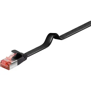 Síťový kabel MicroConnect CAT6 U/UTP FLAT 2m černá (V-UTP602S-FLAT)