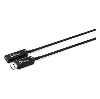 Kabel do PC MicroConnect Premium Optic Fiber kabel USB3.0 A (M) - USB3.0 A (F) 20m černá (USB3.0AAF20AOP)