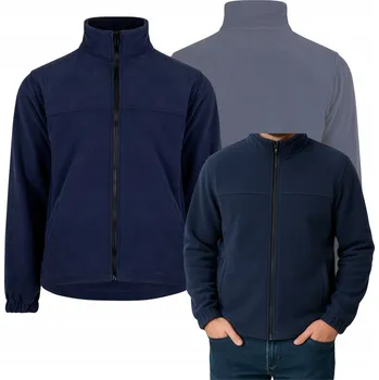 Pánská mikina Toufer Polar pánská Mikina fleecová pánská, silná, teplá, do práce, rozepínací, 5XL