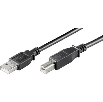 Kabel do PC MicroConnect kabel USB2.0 A (M) - USB2.0 B (M) 3m černá (USBAB3B)