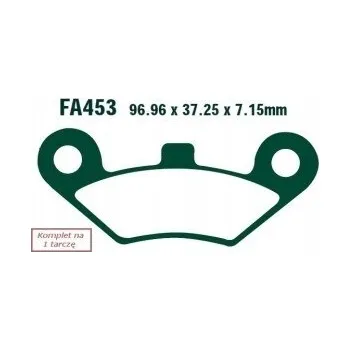 Brzdová destička Brzdové Destičky EBC FA453TT
