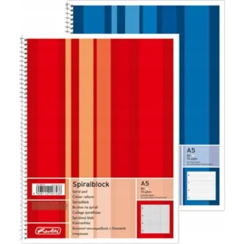 Sešit Sešit A5 s linkami Herlitz, 80 listů