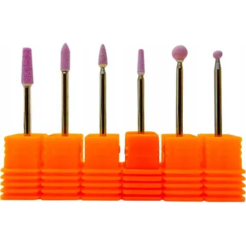 Fréza FRÉZA KAMENNÁ PÍSKOVÁ NA KŮŽIČKY SADA FRÉZ 6 Ks