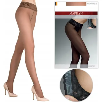 Dámské oblečení Punčocháče hladké Marilyn erotic vita bassa 30 den 2-S hnědé antilope