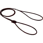 Bafpet Předváděcí vodítko z kulaté kůže 130cm/6mm hnědá