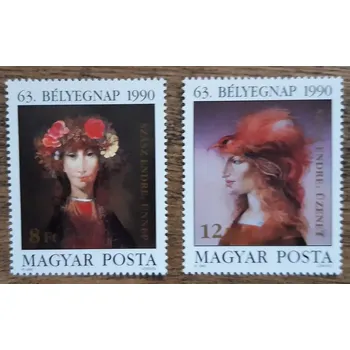 Sběratelství Maďarsko ** 4107/8, Den známky, r. 1990