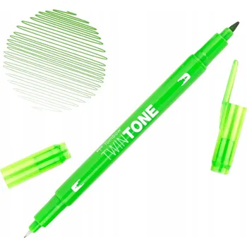 Oboustranný štětecový PEN TOMBOW TwinTone zelený