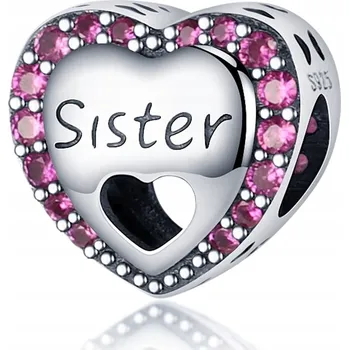 Přívěsek Přívěsek STŘÍBRO 925 Charms Korálek Sestra