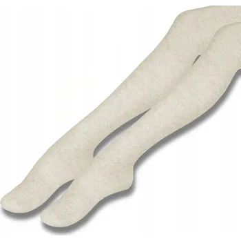 Dětské punčocháče Moraj béžové bavlna velikost 128