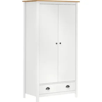 Šatní skříň VidaXL 288950 Skříň 89 x 170 x 50 cm bílá