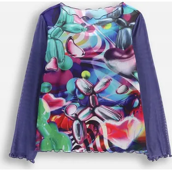 Dívčí tričko Dívčí barevné tričko se síťovanou vrstvou, velikost 146 Coccodrillo WC5