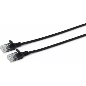 Síťový kabel MicroConnect CAT6a U/UTP SLIM 3m černá (V-UTP6A03S-SLIM)