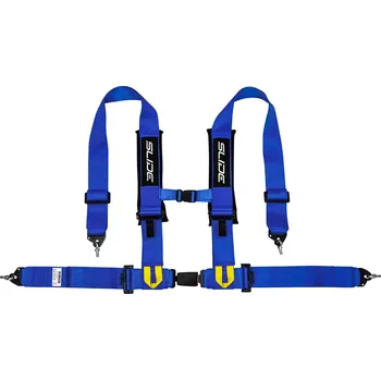 Návlek na bezpečnostní pás Bezpečnostní pásy 4-bodové Slide V2 tm.modré 3" homologace E4