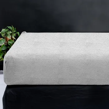 Prostěradlo Sleeptime Šedé mikroplyšové prostěradlo Velikost: 90x200