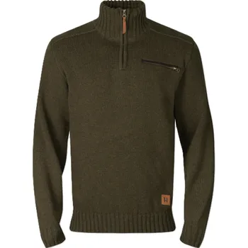 Pánský svetr Härkila Annaboda 2.0 HSP Knit Pullover Willow Green, M
