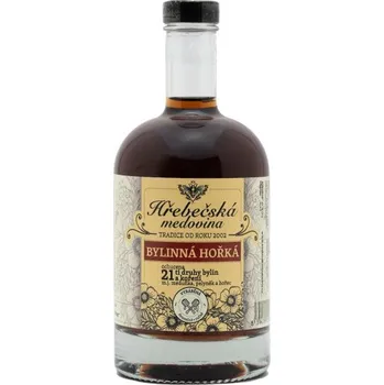 Medovina Hřebečská medovina Bylinná hořká 0,5 l