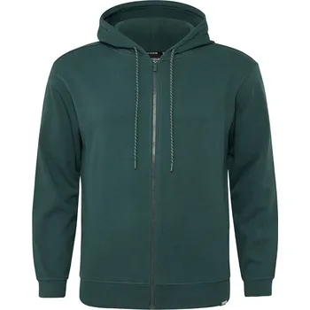 Pánská mikina Pánská mikina NORTH 53317 s kapucí tmavě zelená 5XL - 8XL NORTH ODE-NO-53317-2573 - 7XL