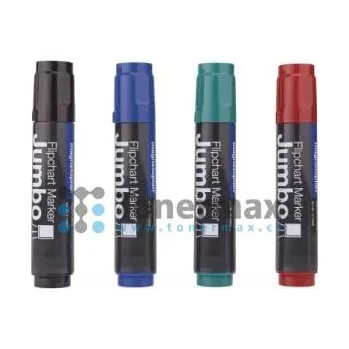 Sada popisovačů Magnetoplan JUMBO na bílé tabule, sada 4 barev