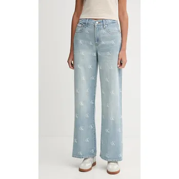 Dámské oblečení Džíny Calvin Klein Jeans LV047C785G modrá 55J, vel. 26/30