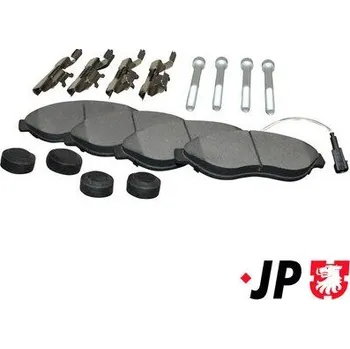 Brzdová destička Sada brzdových destiček, kotoučová brzda JP GROUP 4163603910