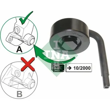 Napínací kladka, žebrovaný klínový řemen INA 531 0789 10