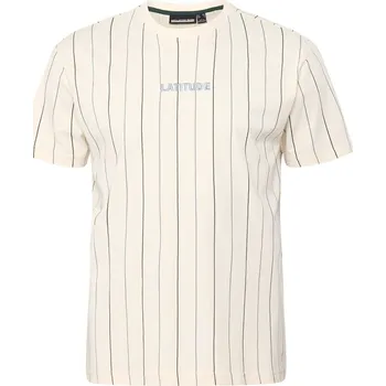 Pánské tričko Pánské tričko NORTH 53316 krémové s potiskem krátký rukáv 5XL - 8XL NORTH ODE-NO-53316-0001 - 6XL