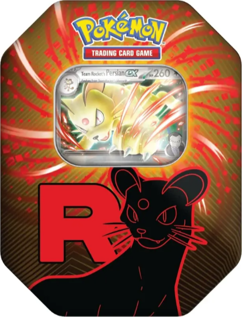 POKÉMON Team Rocket Tins: Team Rocket's Persian ex Tin