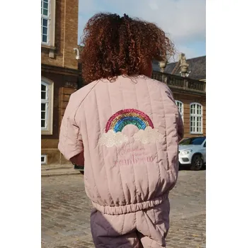 Bunda Konges Sløjd JUNO SEQUIN BOMBER JACKET KS103490.9BYA růžová 34X, vel. 92