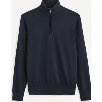 Pánský svetr Celio Svetr Gecotont 1139478 Tmavě modrá XXL