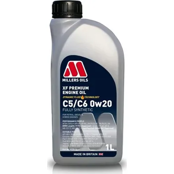 Motorový olej Motorový olej Millers Oils XF Premium C5/C6 0W-20, 1L