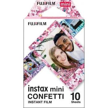Digitální fotoaparát Instantní film Fujifilm instax mini CONFETTI 10 fotografií