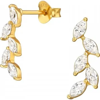 Náušnice Pozlacené náušnice Olive Ag 925/1000